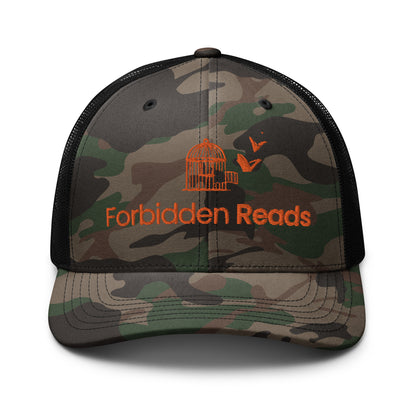 Camouflage trucker hat