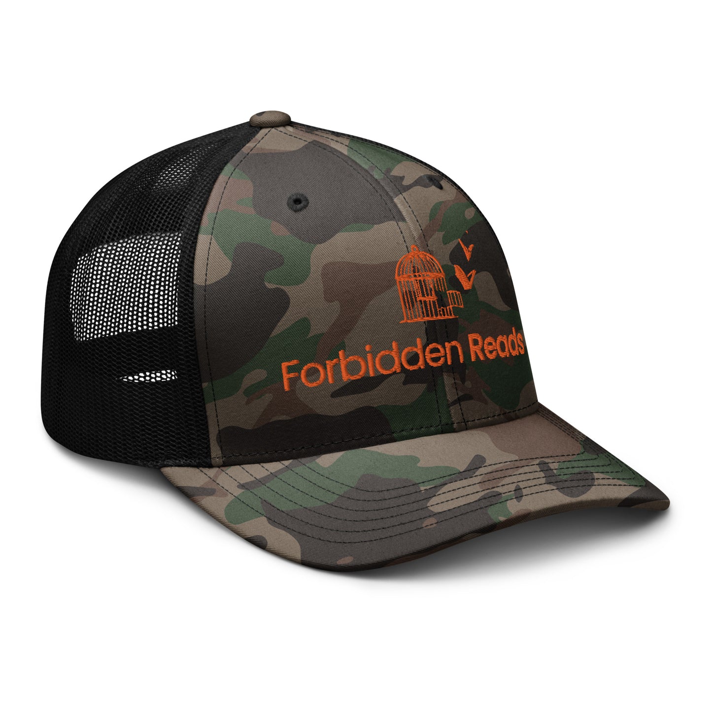 Camouflage trucker hat